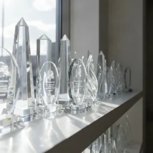 glass trophies and awards, Showstoppers Corporate Awards