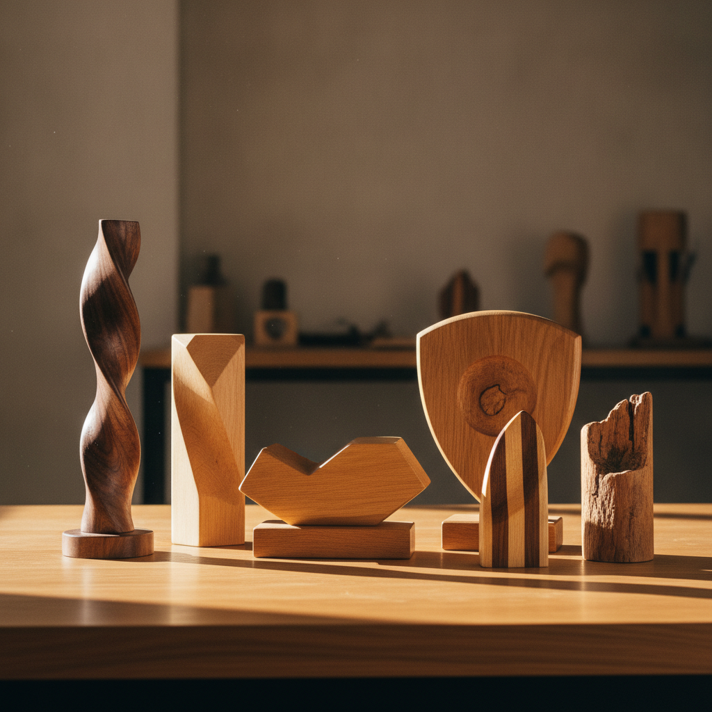 wooden trophies, Showstoppers Corporate Awards